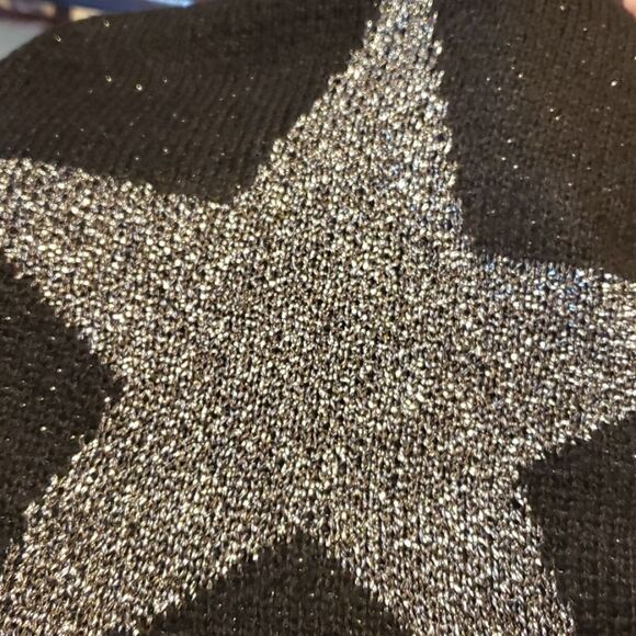 STAR GLITZY GLAMOROUS Lurex plus sz 1X 14-16 cardigan - Picture 8 of 15